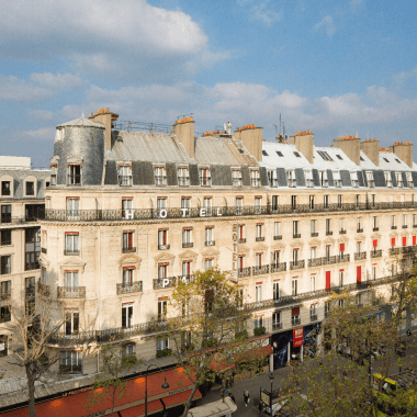 Hôtel Paix République - Vue Balcon